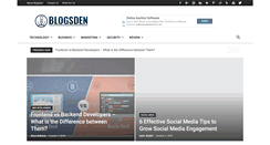 Desktop Screenshot of blogsden.com